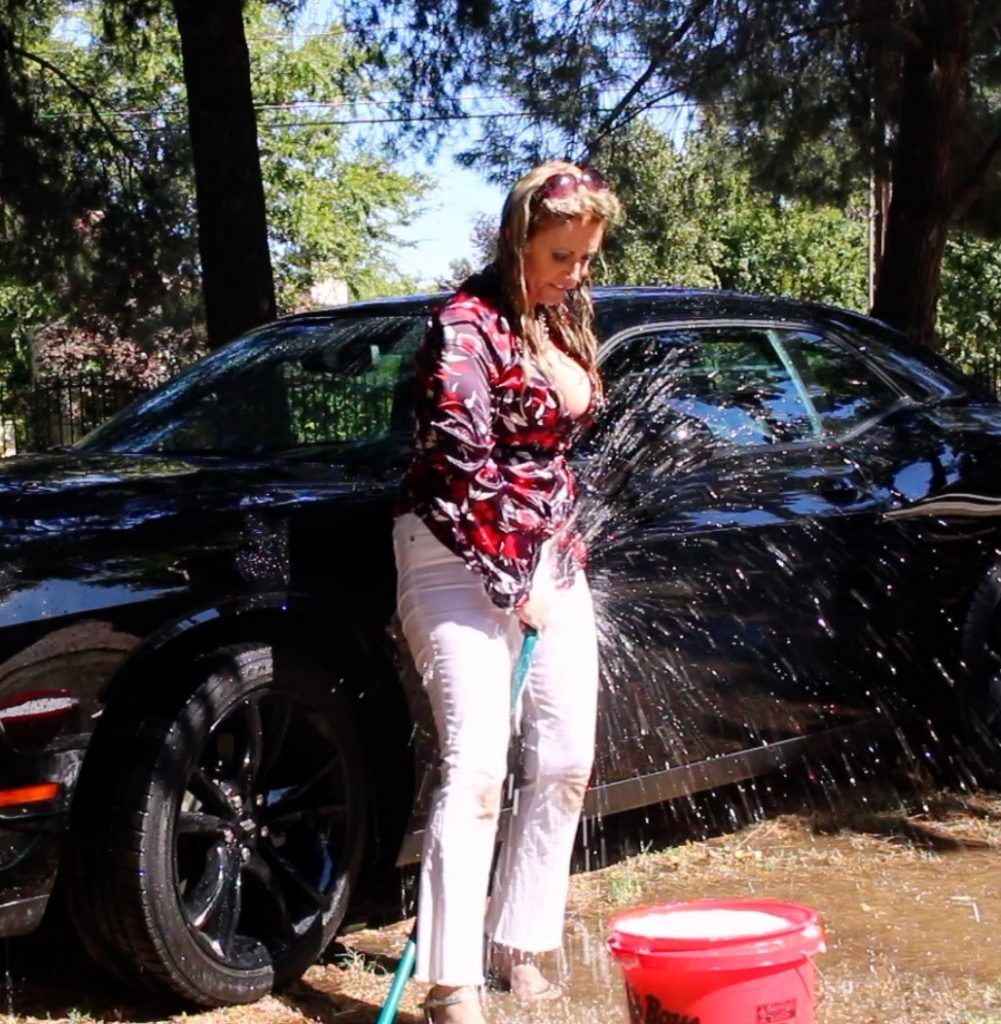 Wet White Jeans Car Wash Video Wetlook Angels 7962